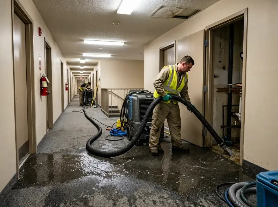 multi-unit-apartment-hallway-f-005 — frequently asked questions, Emergency Burst Pipe Water Extraction & Removal in Struther…